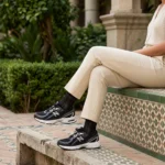 کتونی رانینگ زنانه / دخترانه طرح نیوبالانس 740 مشکی (New Balance Sport Running) - تصویر 2