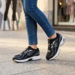 کتونی رانینگ زنانه / دخترانه طرح نیوبالانس 740 مشکی (New Balance Sport Running) - تصویر 4
