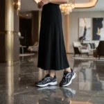 کتونی رانینگ زنانه / دخترانه طرح نیوبالانس 740 مشکی (New Balance Sport Running) - تصویر 5